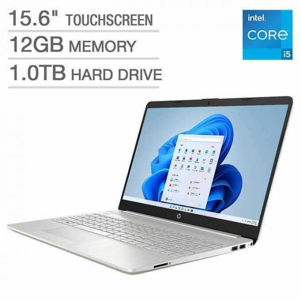 HP 15-dw3035CL Intel Core i5-1135G7 1TB HDD 12GB RAM 15.6